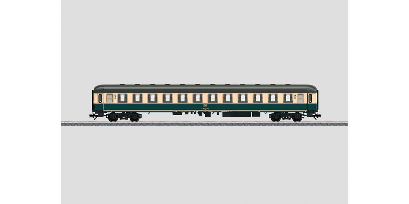 43923 Express Train Passenger Car DB type Bm234, ocean blue/beige, Ep.IV